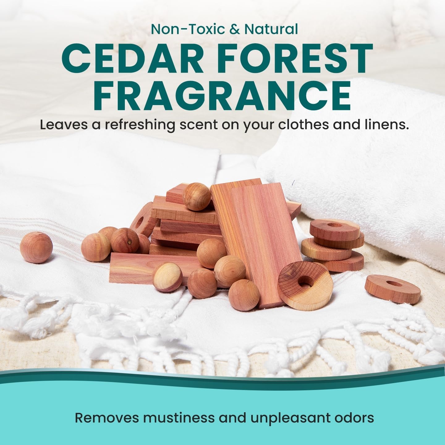 image:image120 Variety Pack Lavender and Cedar for Closets Alternative for Clothes Storage Closet Protection Scent Bags Natural Freshner Hanger Rings Scented Air Freshener for Closets12 Cedar Blocks