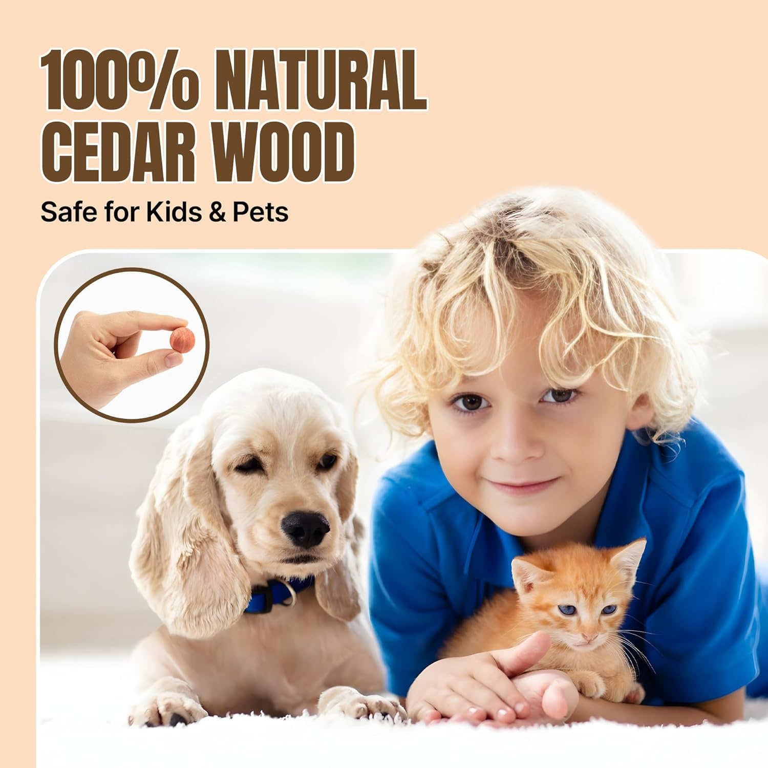 image:image120 Variety Pack Lavender and Cedar for Closets Alternative for Clothes Storage Closet Protection Scent Bags Natural Freshner Hanger Rings Scented Air Freshener for Closets50 Cedar Balls
