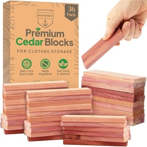 image:image120 Variety Pack  Lavender and Cedar for Closets  Alternative for Clothes Storage  Closet Protection Scent Bags  Natural Freshner Hanger Rings  Scented Air Freshener for Closets36 Cedar Blocks