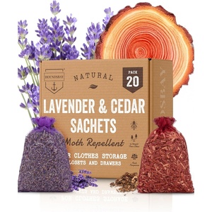 image:imageCedar Sachet Bags Fully Stuffed Scented Sachets Perfect for Closets Drawers Cars Gym Bags or Anyplace that Needs to Smell Better  Cedar Blocks for Clothes Storage10 Cedar  10 Lavender Sachets