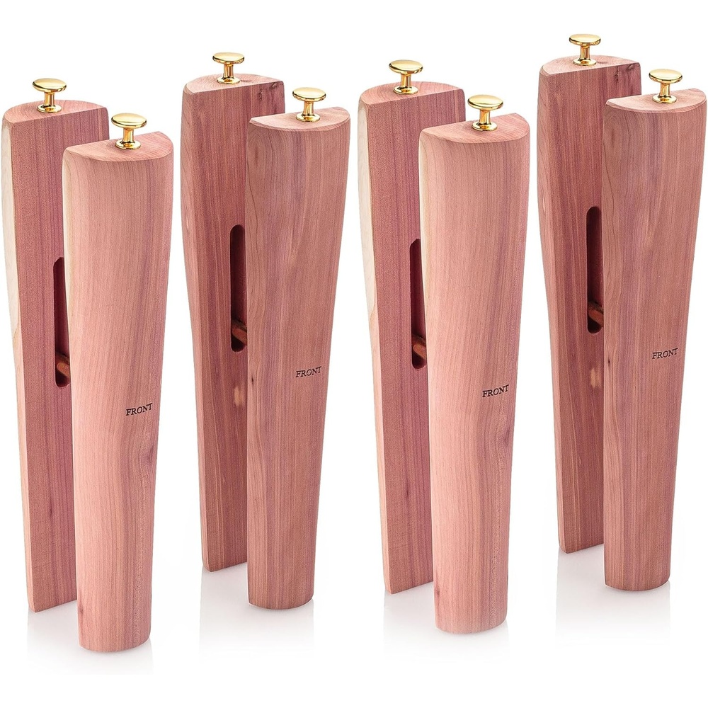 image:imageHOUNDSBAY Cedar Boot Tree Shaft Shaper Tall Boot Inserts Shape Holders Boot Trees Stand for Men amp Women2 Pack